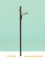 Mast m.Sockel+Lampe mit rechteck.Schirm