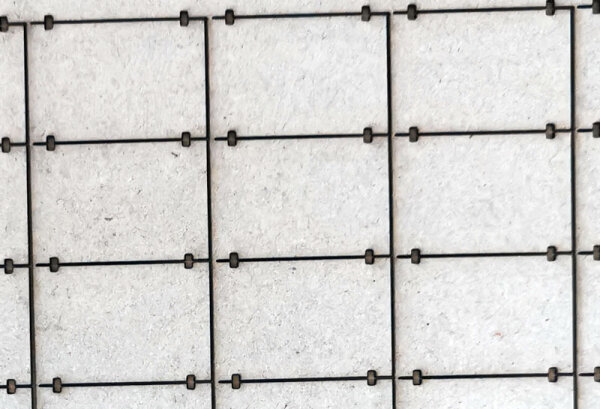 Betonplatten mit R3,4 x 2,3 cm (9 Stück)