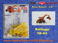 Mobilbagger   TIH 445D, Ankergreifer     Bausatz