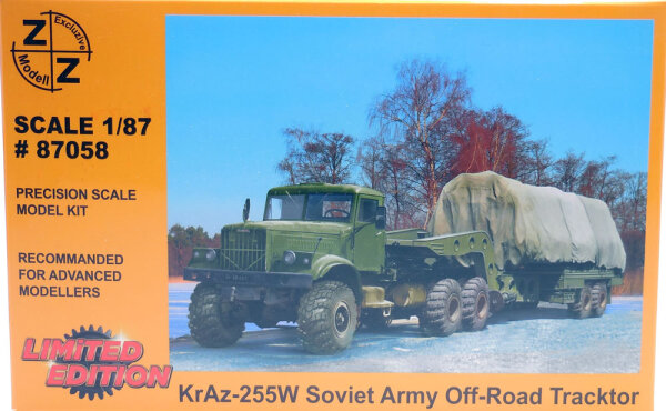 Kraz-255 W  Sattelzugmaschine    Bausatz