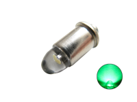 LED mit MS4 Steckfassung grün